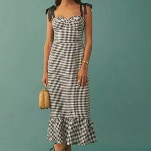 Reformation Vale Linen Dress